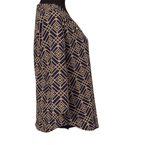 Everly Women’s 3/4 Sleeve Aztec Top/Blouse - Thumbnail 5