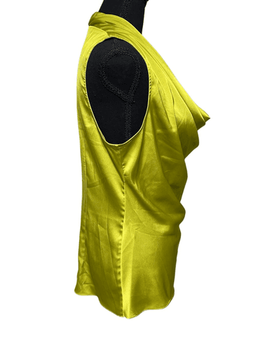Boston Proper Women’s Marilyn Cowl-Neck Lime Sleeveless Blouse size 10 - Thumbnail 5