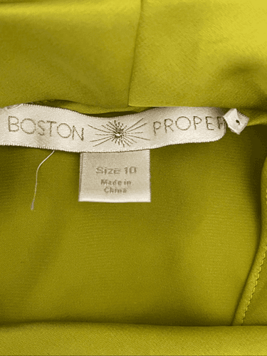 Boston Proper Women’s Marilyn Cowl-Neck Lime Sleeveless Blouse size 10 - Thumbnail 11