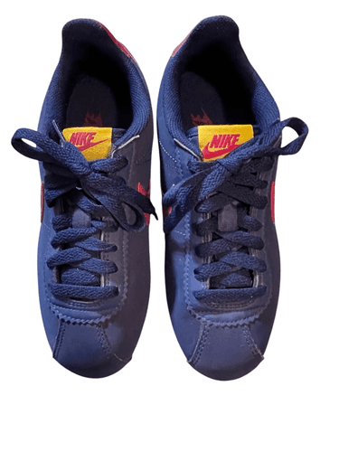 Nike Women’s Classic Nike Cortez Leather Blue Void True Berry Sneakers/Shoes - Thumbnail 6