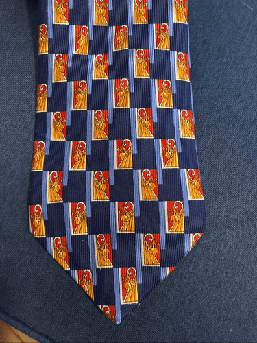Italian Silk Bolgheri Men’s Majestic Silk Tie - Thumbnail 2