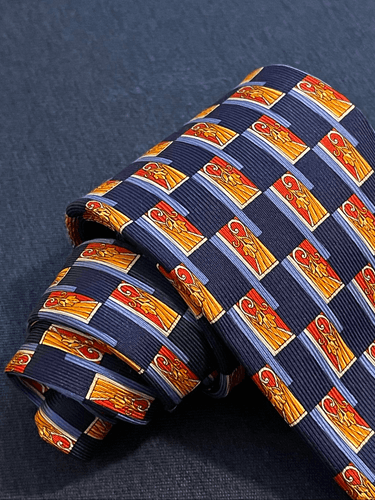 Italian Silk Bolgheri Men’s Majestic Silk Tie - Thumbnail 4