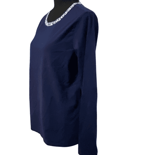 Lands’ End Women’s 3 Pack L/S Sleeper Tops - Thumbnail 10