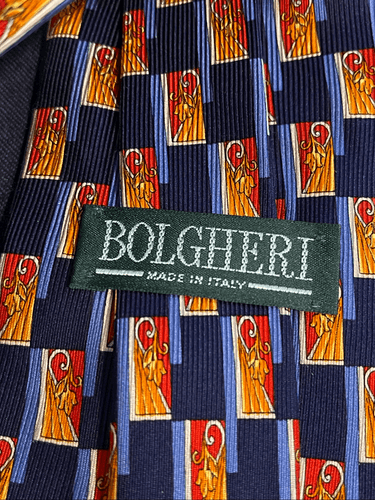Italian Silk Bolgheri Men’s Majestic Silk Tie - Thumbnail 5