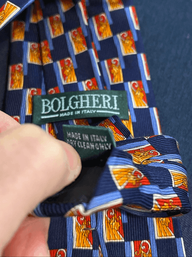 Italian Silk Bolgheri Men’s Majestic Silk Tie - Thumbnail 8