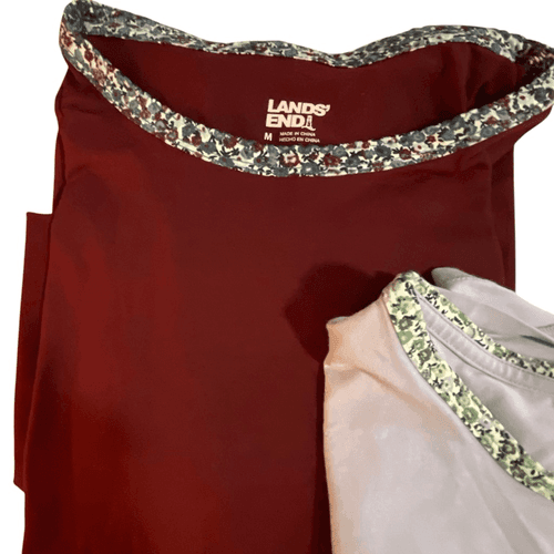 Lands’ End Women’s 3 Pack L/S Sleeper Tops - Thumbnail 3