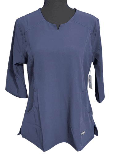 C. Saucy Original Line 3/4 Sleeve Scrub Top - Thumbnail 7