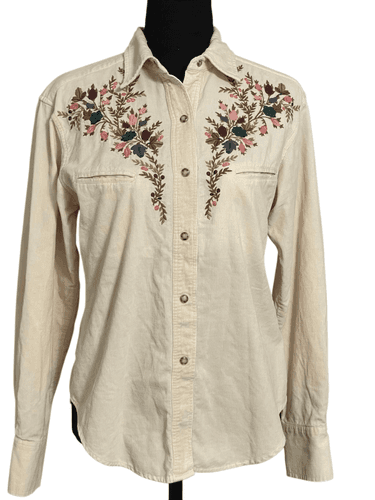 Cambridge Country Store Dry Goods Co Corduroy Button Snap Embroidered Western/Co - Thumbnail 2