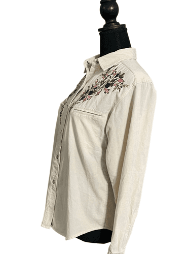 Cambridge Country Store Dry Goods Co Corduroy Button Snap Embroidered Western/Co - Thumbnail 3