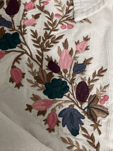 Cambridge Country Store Dry Goods Co Corduroy Button Snap Embroidered Western/Co - Thumbnail 9