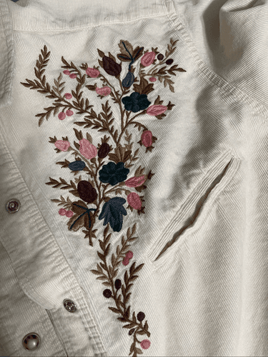 Cambridge Country Store Dry Goods Co Corduroy Button Snap Embroidered Western/Co - Thumbnail 12