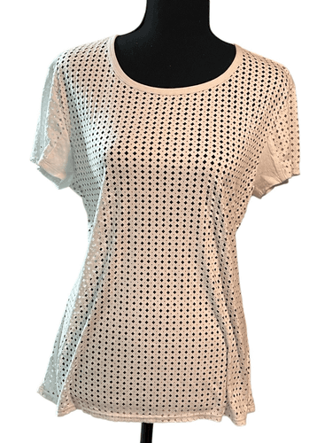 dylan Women’s Cut-Out Short Sleeve Top/Shirt-Size Medium - Image 1