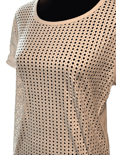 dylan Women’s Cut-Out Short Sleeve Top/Shirt-Size Medium - Thumbnail 3