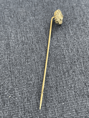 Vintage Victorian Silver and Faux Diamond Hat Pin - Thumbnail 7