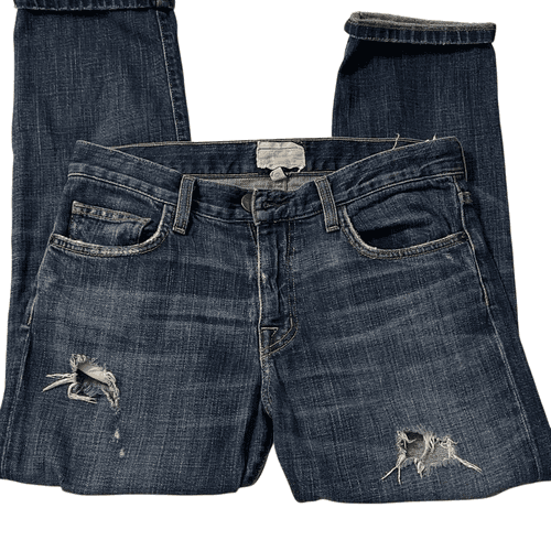 Current/Elliot The Boyfriend Women’s Distressed Jeans - Image 1
