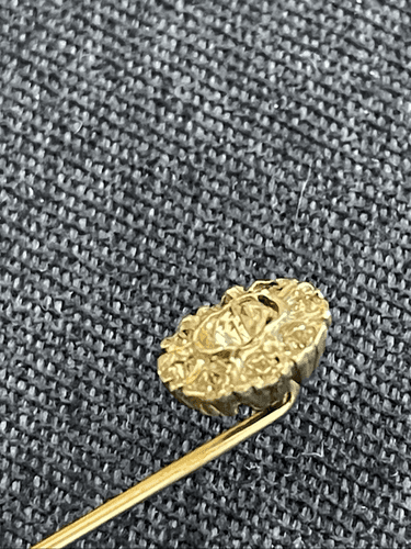 Vintage Victorian Silver and Faux Diamond Hat Pin - Thumbnail 9
