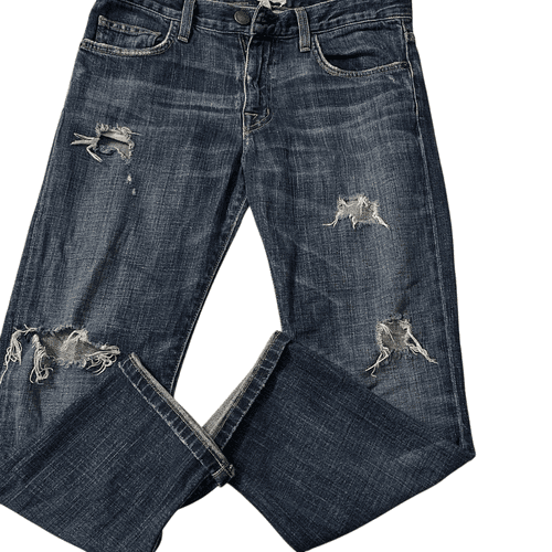 Current/Elliot The Boyfriend Women’s Distressed Jeans - Thumbnail 2