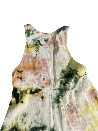 Earthbound Trading Co Women’s Tie Dye Bohemian Style Overalls size Small - Thumbnail 8