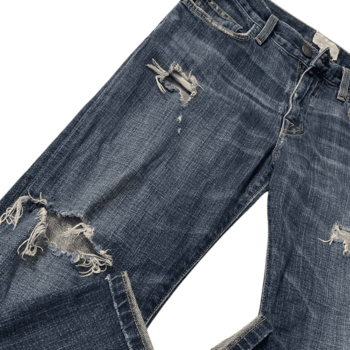 Current/Elliot The Boyfriend Women’s Distressed Jeans - Thumbnail 4