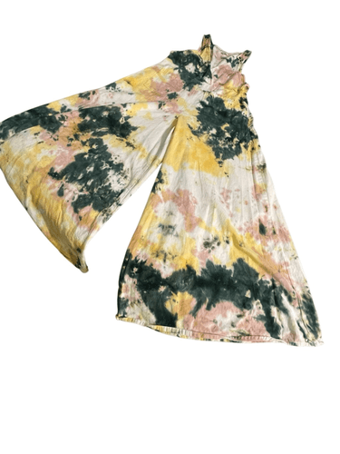 Earthbound Trading Co Women’s Tie Dye Bohemian Style Overalls size Small - Thumbnail 7