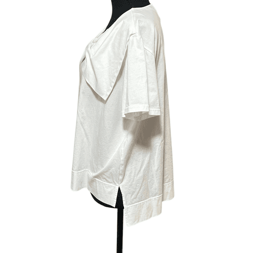 Edward Achour Paris Women’s S/S Bowtie Blouse/Top - Thumbnail 4