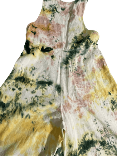 Earthbound Trading Co Women’s Tie Dye Bohemian Style Overalls size Small - Thumbnail 5