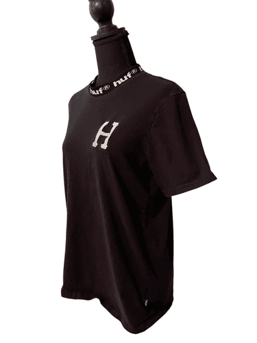 HUF Worldwide Young Men’s S/S Embroidered T-Shirt size Large - Thumbnail 3