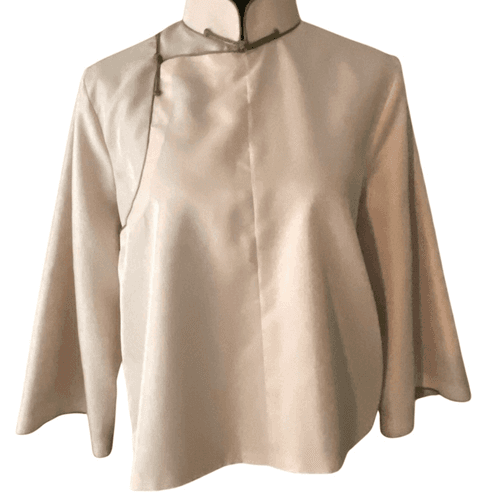 Zoson Fashion Women’s Mandarin Fashion Cheongasm Top With Mandarin Collar - Thumbnail 5