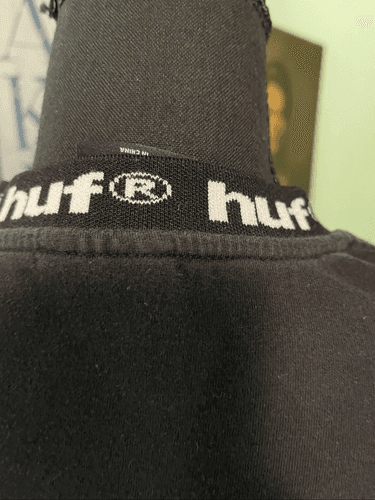 HUF Worldwide Young Men’s S/S Embroidered T-Shirt size Large - Thumbnail 8