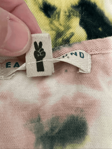 Earthbound Trading Co Women’s Tie Dye Bohemian Style Overalls size Small - Thumbnail 12