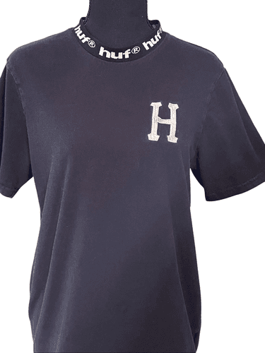 HUF Worldwide Young Men’s S/S Embroidered T-Shirt size Large - Thumbnail 5