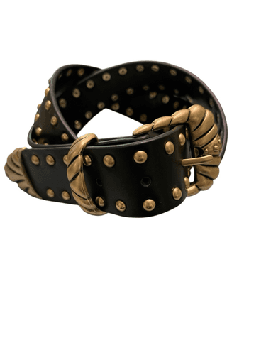 Good American Vegan Wide Studded Belt size S/M - Image 1