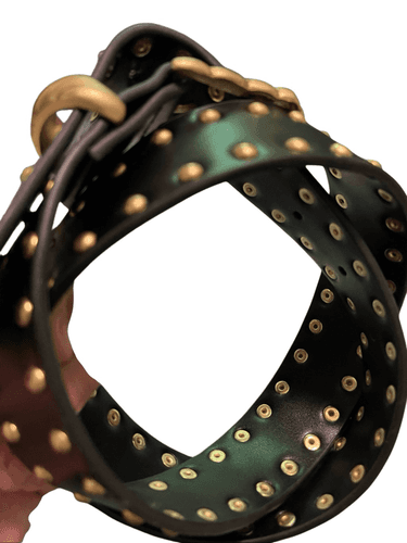 Good American Vegan Wide Studded Belt size S/M - Thumbnail 6