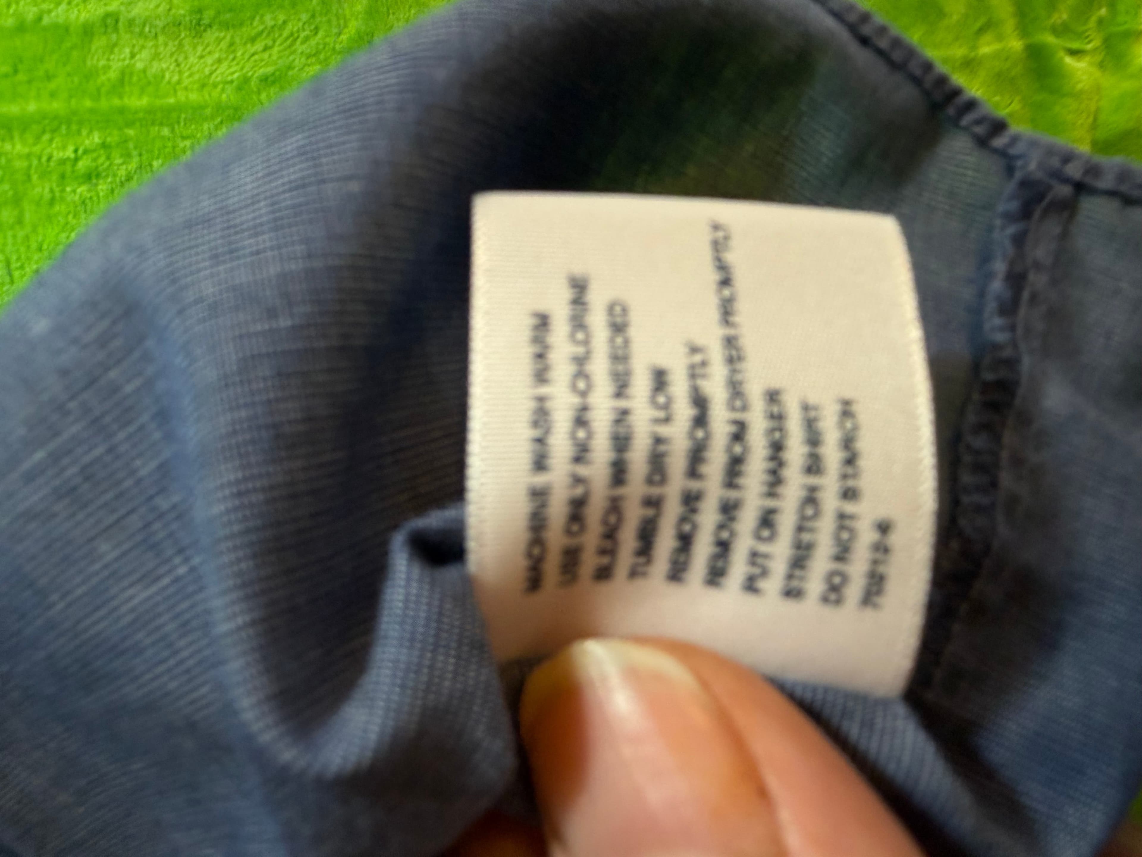 Stafford Wrinkle Free Dress Shirt 16.5 34-35 Blue Broadcloth - Thumbnail 4