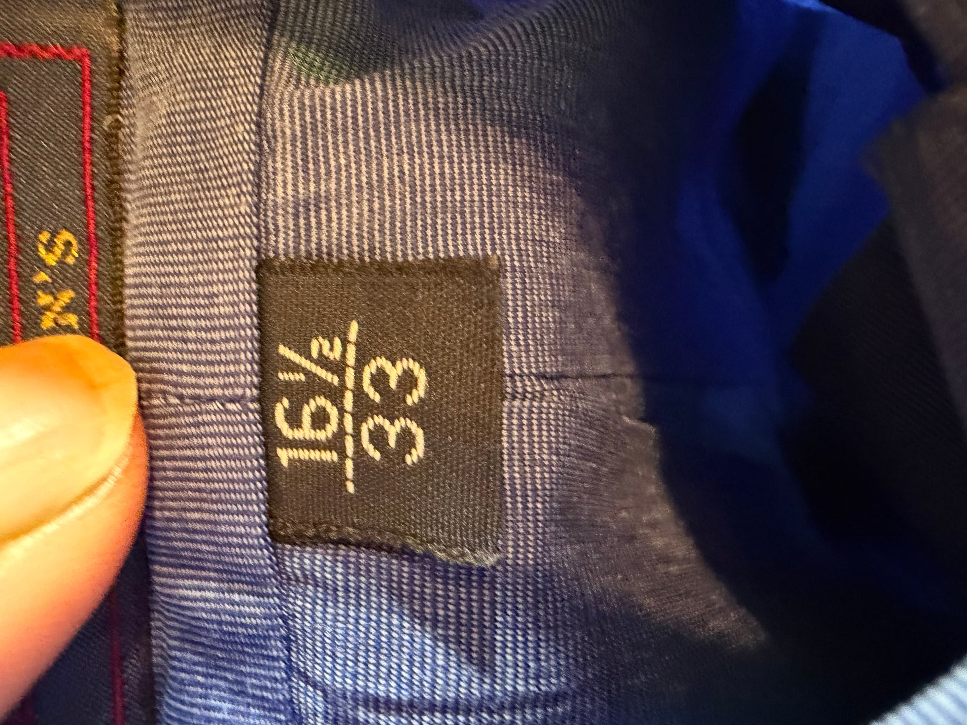 1891 Collection 16.5/33 Blue Button-Down Shirt 100% Cotton Men's - Thumbnail 4