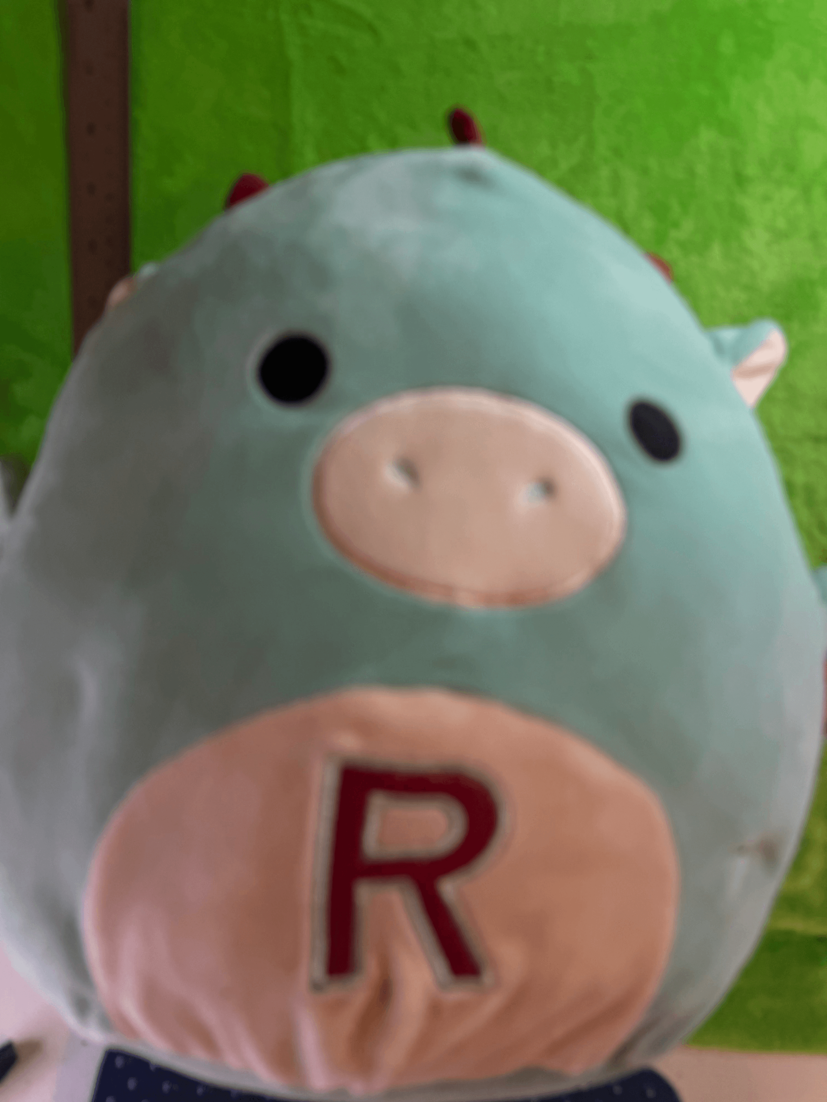 Squishmallows Ronnie the Cow 16 Inch Plush Toy with Letter R - Image 1