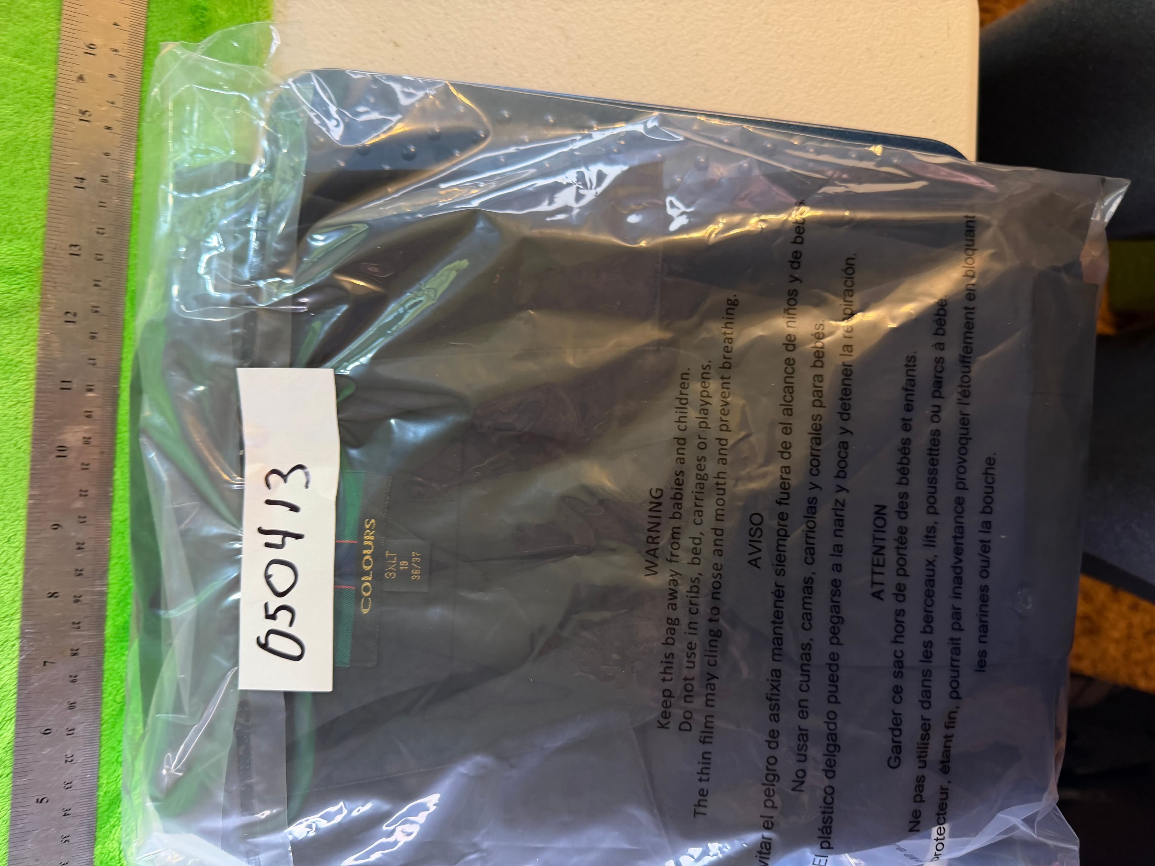 Alexander Julian Colours Black 3XLT Long Sleeve Shirt - Thumbnail 7