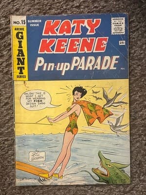 Katy Keene Pin-up Parade No 15 Archie Giant Series Summer Issue Vintage Comic - Image 1