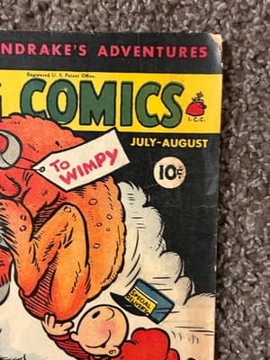 King Comics No 147 July-August 1948 To Wimpy Cover Vintage Comic Collectible - Thumbnail 5