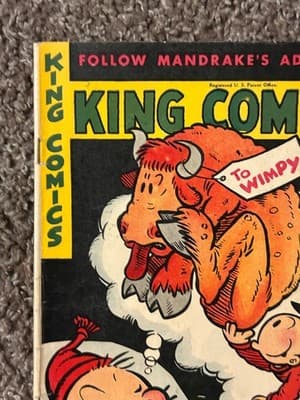 King Comics No 147 July-August 1948 To Wimpy Cover Vintage Comic Collectible - Thumbnail 2