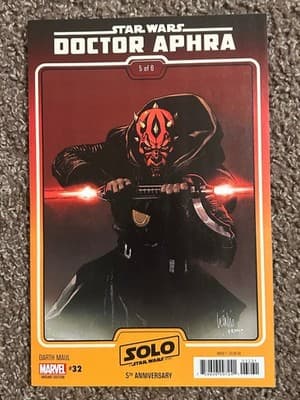 Doctor Aphra #32 5th Anniversary of Solo: A Star Wars Story Darth Maul - Image 1