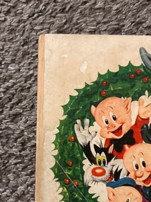 Dell Bugs Bunny Christmas Funnies No. 7 1956 Vintage Holiday Speedy Gonzales 1st - Thumbnail 9