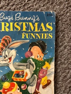 Dell Bugs Bunny Christmas Funnies No. 7 1956 Vintage Holiday Speedy Gonzales 1st - Thumbnail 5