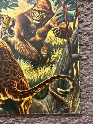 Dell Tarzans Jungle Annual 1955 No 4 Edgar Rice Burroughs Vintage Comic 25c - Thumbnail 4