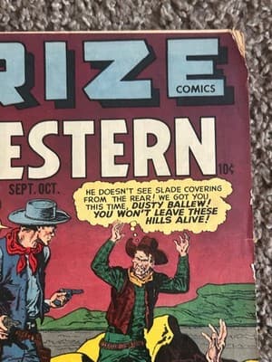 Prize Comics Prize Western #71 Sept Oct Dusty Ballew 10¢ Vintage Golden Age - Thumbnail 5