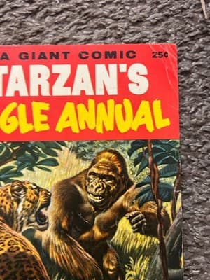 Dell Tarzans Jungle Annual 1955 No 4 Edgar Rice Burroughs Vintage Comic 25c - Thumbnail 5
