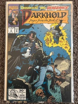 Marvel Darkhold Pages From the Book of Sins #5 1992 Punishment Vengeance Comic - Image 1