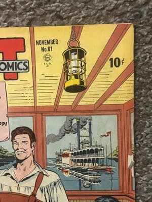 Hit Comics No 61 November Jeb Rivers Golden Age 10c Vintage Comic Book - Thumbnail 5