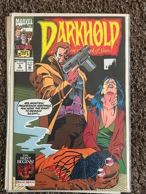 Marvel Comics Darkhold Comic #9 Jun 1993 From the Book of Sins Betrayal Part 2 - Image 1