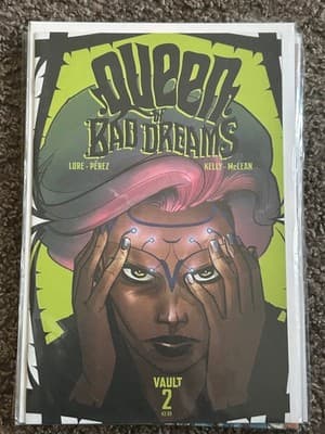 Queen of Bad Dreams #2 Vault Comics Issue Horror Green Cover Bagged Boarded - Image 1